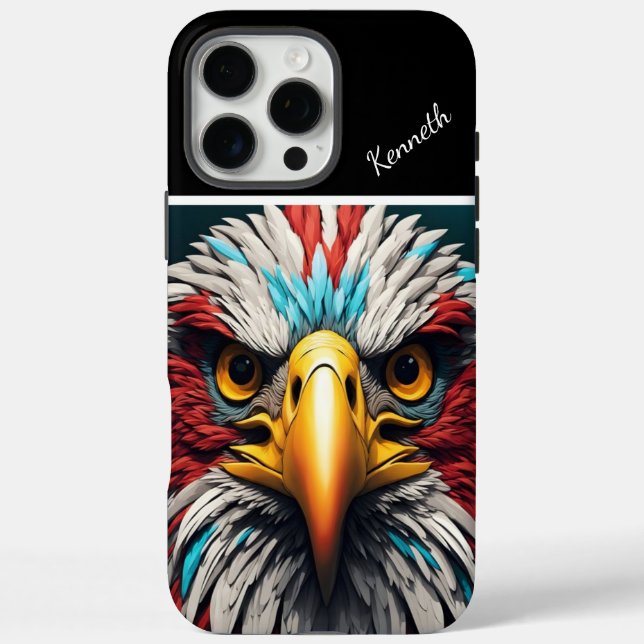 Coques Case-Mate iPhone Gros plan de l'aigle majestueux (Verso)