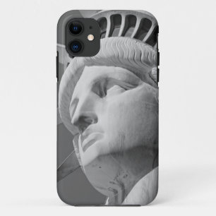 Etui iPhone Case-Mate Gros plan noir et blanc Statue de la Liberté