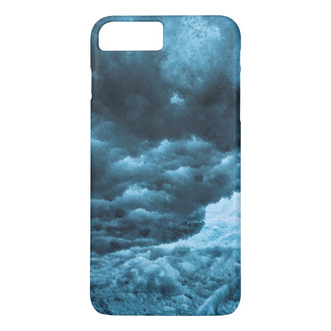 Coques Case-Mate iPhone Gros plan sur de la glace bleue, Islande (Dos)