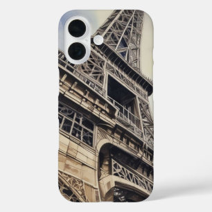 Coque Pour iPhone 16 Gros plan Tour Eiffel Paris Love City Travel