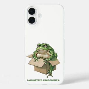Coque Pour iPhone 16 Plus Grosse grenouille dans une petite boîte - J'ai fai