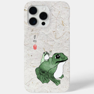 Coque Case-Mate iPhone Grosse grenouille Petit crapaud japonais 19e siècl