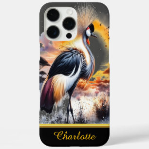 Coque iPhone 16 Pro Max Grue Crowne Stands Majestiquement