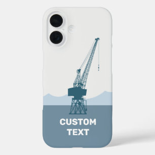 Coque Pour iPhone 16 Grue du chantier naval