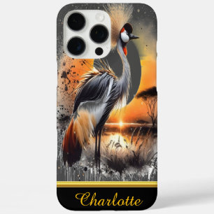 Coque iPhone 16 Pro Max Grue gracieuse debout élégamment