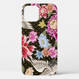 Case-Mate iPhone Case Grues Asters : Peint Style Japonais sans Seamless