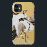 Case-Mate iPhone Case Grues d'horloges japonaises Vintage Bird Rich Clas<br><div class="desc">Cette image est basée sur le troupeau japonais de grues (18ème siècle) peinture vintage par Ishida Yutei. Image du domaine public de l'Institut d'Art de Minneapolis.</div>