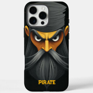 Coque iPhone 16 Pro Max Grumpy Pirate Portrait