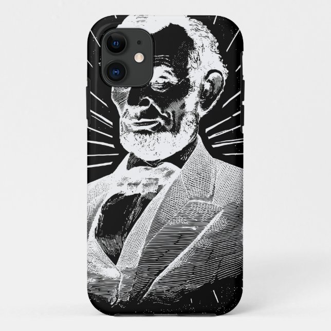 Coques Case-Mate iPhone grunge abraham lincoln (Dos)
