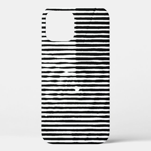 Coques Case-Mate iPhone grunge art abstrait brut aléatoire lignes horizont (Verso)