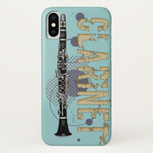 Coque iPhone X Grunge Clarinet