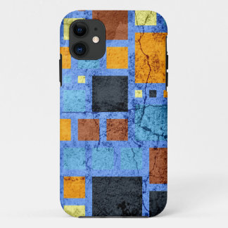 Coques Pour iPhone Grunge Cracked Rétro Carré moderne Motif