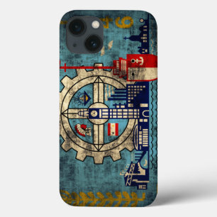 Coque Case-Mate iPhone Grunge de cru de Milwaukee le Wisconsin