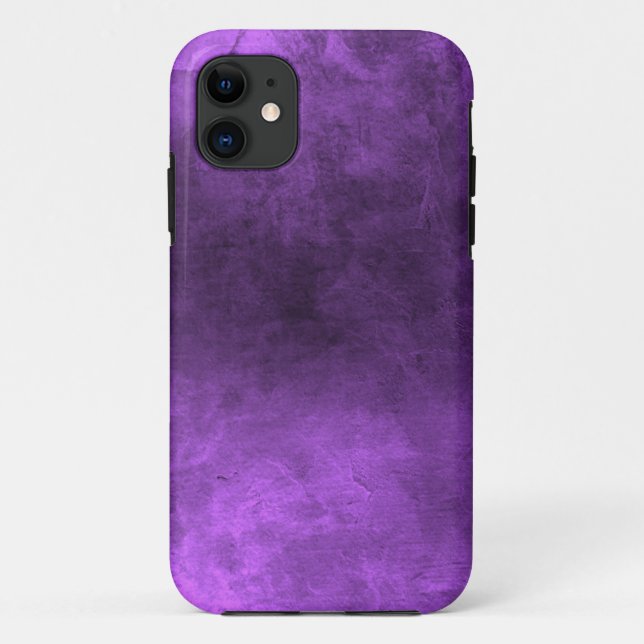 Coques Case-Mate iPhone Grunge foncé - Violet (Dos)