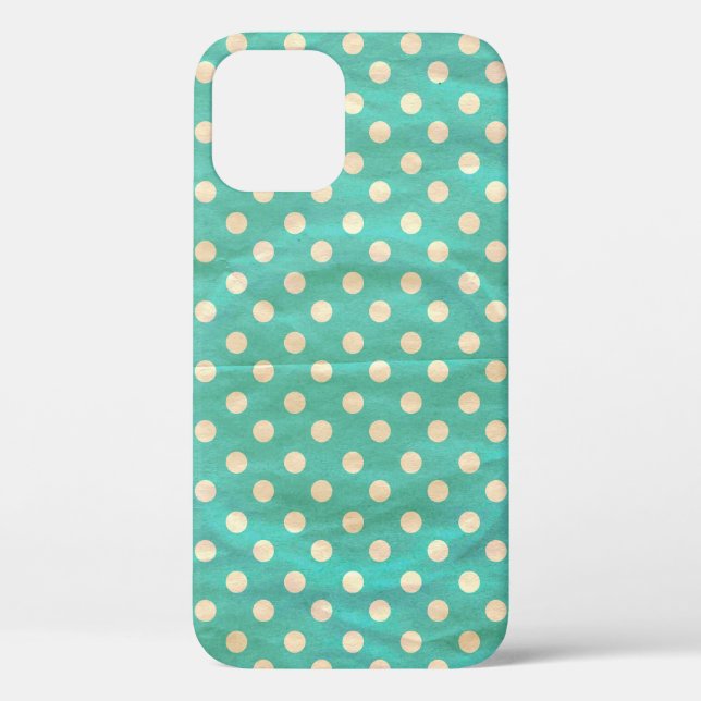 Coques Case-Mate iPhone Grunge pois motif transparent (Verso)