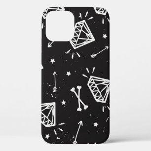 Case-Mate iPhone Case Grunge rock : diamants, os motif.