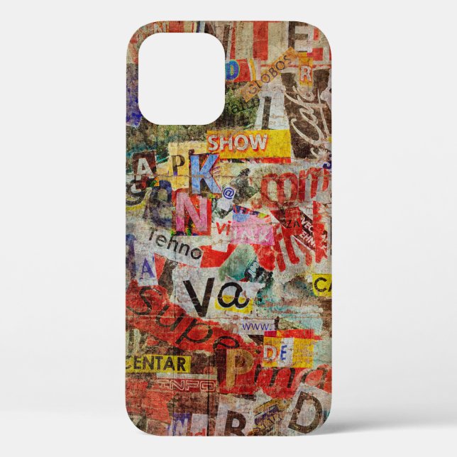 Coques Case-Mate iPhone Grunge texturé design arrière - plan avec vieux dé (Verso)