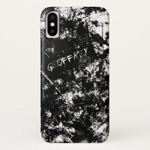 Coques Pour iPhone Grunge urbain Abstrait noir et blanc