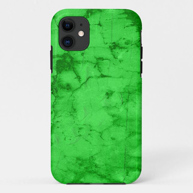 Coques Case-Mate iPhone Grunge vert mur arrière - plan design graphique (Dos)
