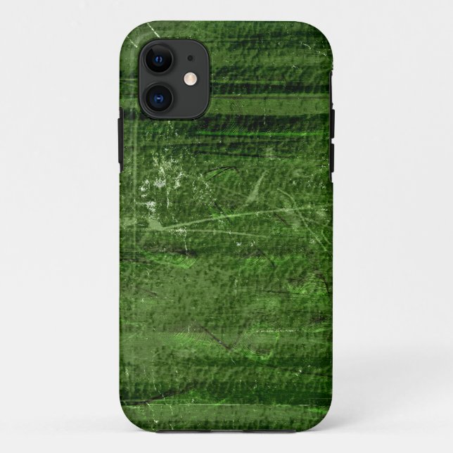 Coques Case-Mate iPhone Grunge vert mur arrière - plan design graphique (Dos)
