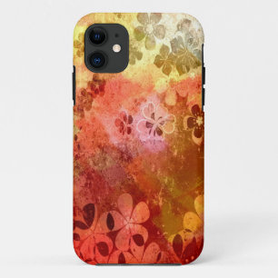 Coque Case-Mate Pour iPhone Grunge vintage motif floral coloré 2