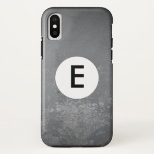 Case-Mate iPhone Case Grungy Grey monogramme dessiné motif