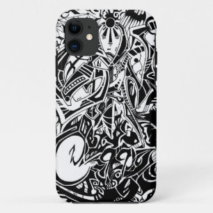 Etui iPhone Case-Mate GRYM - Art Abstrait noir et blanc