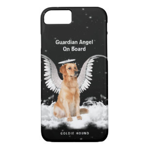 Coques Pour iPhone Guardian Golden Retriever avec le nom de votre chi