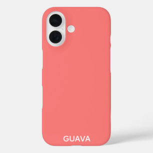 Coque Pour iPhone 16 Guava pink color name