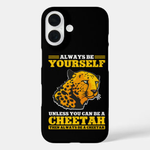 Coque Pour iPhone 16 Guépard drôle Safari zoologue Faune Léopard