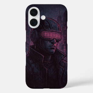 Coque Pour iPhone 16 Guerrier Cyberpunk Dystopique Dreamframe_U8O Ori