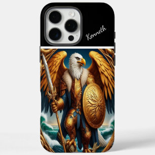 Coque iPhone 16 Pro Max Guerrier d'aigle d'or