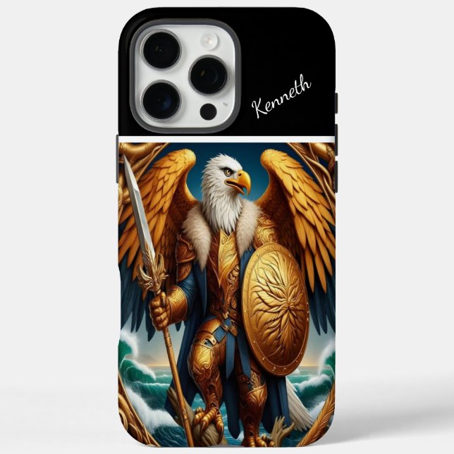 Coques Case-Mate iPhone Guerrier d'aigle d'or (Verso)