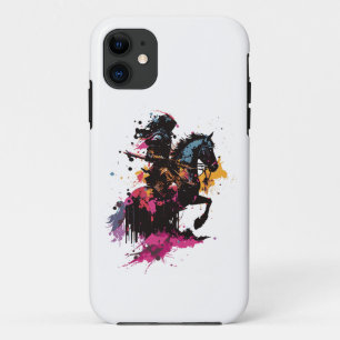 Case-Mate iPhone Case Guerrier équitation cheval en aquarelle