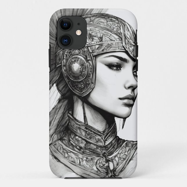 Coques Case-Mate iPhone "Guerrier éthérée : Profiler la déesse intérieure  (Dos)