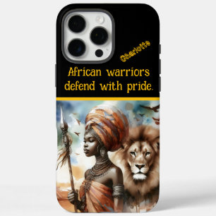 Coque iPhone 16 Pro Max Guerrière à la force du lion