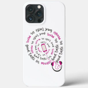 Case-Mate iPhone Case Guillemet de fille Bon goût en musique mauvais goû