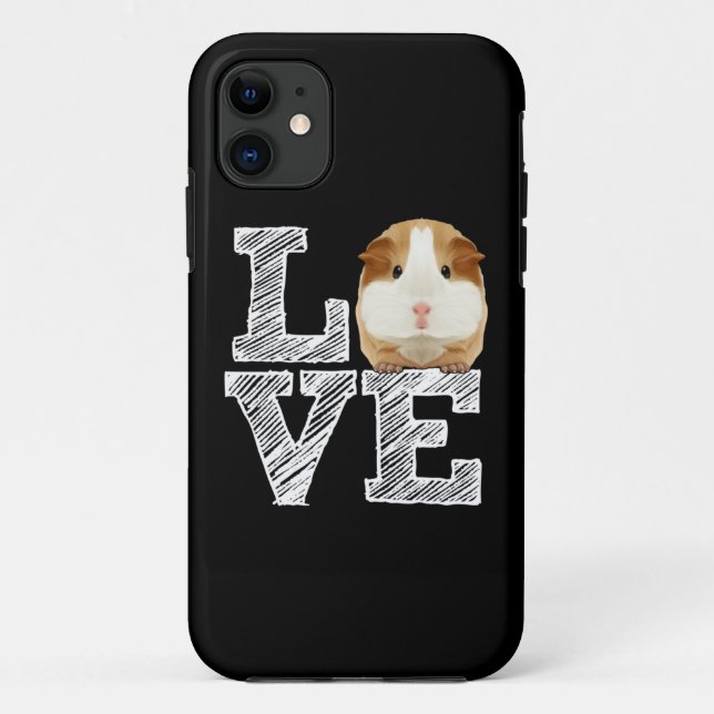 Coques Case-Mate iPhone Guinée Cochon Love Rodent Wheek (Dos)