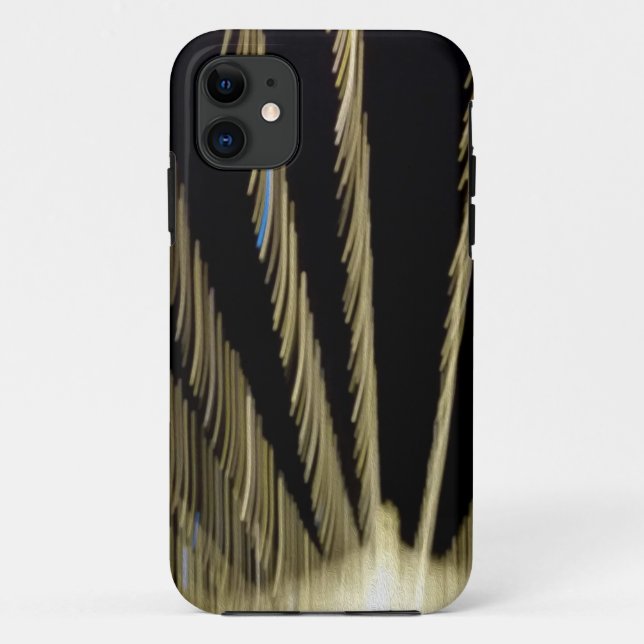 Coques Case-Mate iPhone Guirlandes de Noël dorées (Dos)