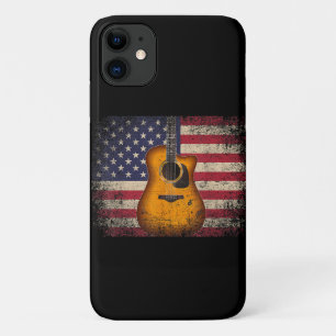Case-Mate iPhone Case Guitar 4th of July Venin American Flag USA - Count