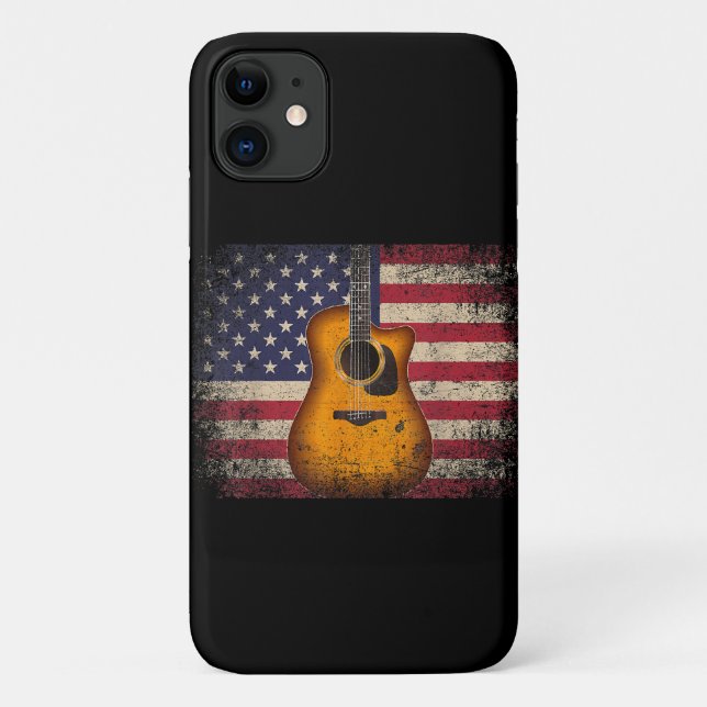 Coques Case-Mate iPhone Guitar 4th of July Venin American Flag USA - Count (Dos)