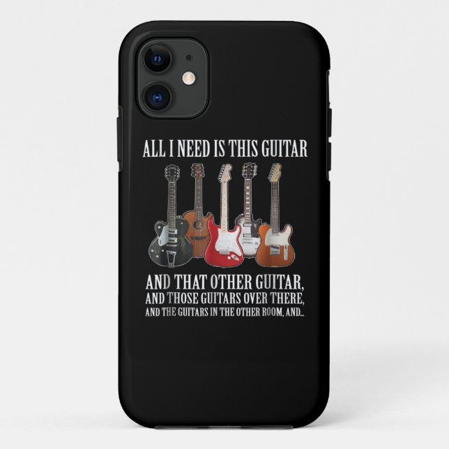 Coques Case-Mate iPhone Guitar | I Need Is This Guitar Any Musician (Dos)