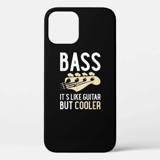 Coques Case-Mate iPhone Guitar Lover | Bass It's Like Guitar But Cooler (Verso)