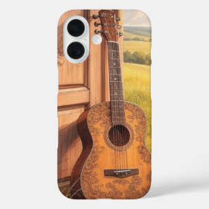 Coque Pour iPhone 16 Guitare acoustique
