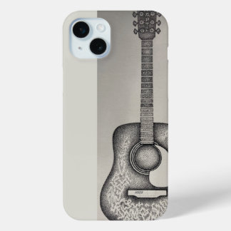 Coque Case-Mate iPhone Guitare acoustique Martin noir et blanc