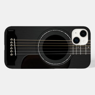 Coque Case-Mate iPhone Guitare acoustique Noir