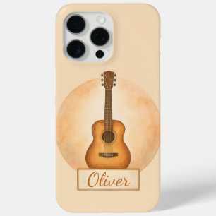 Coque Case-Mate iPhone Guitare Acoustique Nom Personnalisé Pour Amoureux 