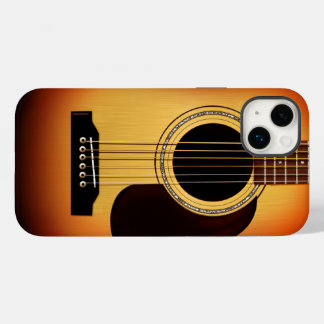 Coque Pour iPhone 14 Plus Guitare acoustique Sunburst