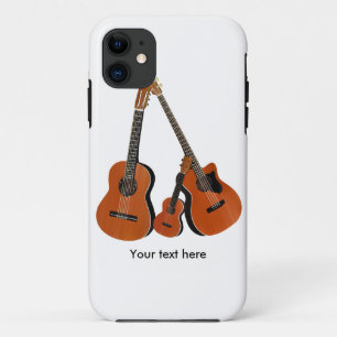 Coques Pour iPhone Guitare acoustique Ukulele et basse acoustique