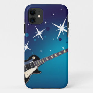 Coques Pour iPhone Guitare - bleu